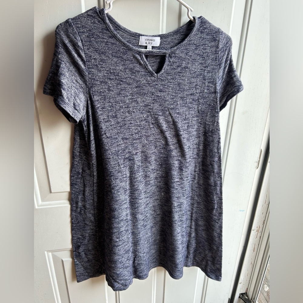 Black/Grey Crown & Ivy XL short sleeve